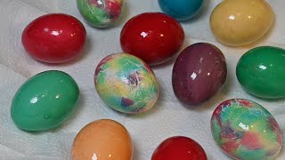 Easy and beautiful way to paint Easter eggs!