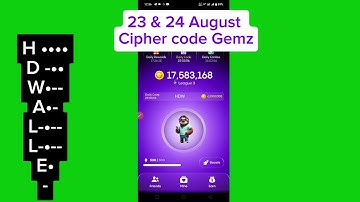 Gemz Daily Code Today 23 & 24 August | Gemz Daily Cipher Today 22 August | Today Gemz Code #gemz