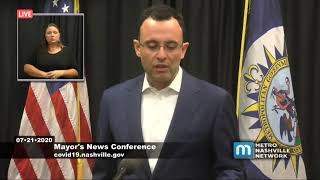 Mayor John Cooper provides a coronavirus update