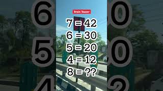 99% will Fails.. in this  Brain Teaser 😱 #math #mathtest #mathchallenge #brainteaser