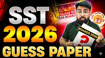 OFFICIAL GUESS PAPER 🔥|| SOCIAL SCIENCE CLASS 10 || BOARD 2026 EXAM PAPER DECODED🔥| GAUTAM SIR