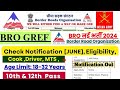 BRO Recruitment 2024 | BRO New Vacancy 2024 | BRO GREF नई भर्ती 2024-25 | Cook, Electrician &#crpf