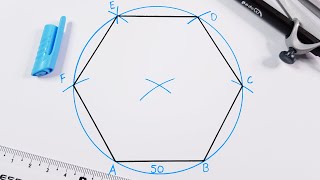 How to draw a hexagon. screenshot 5