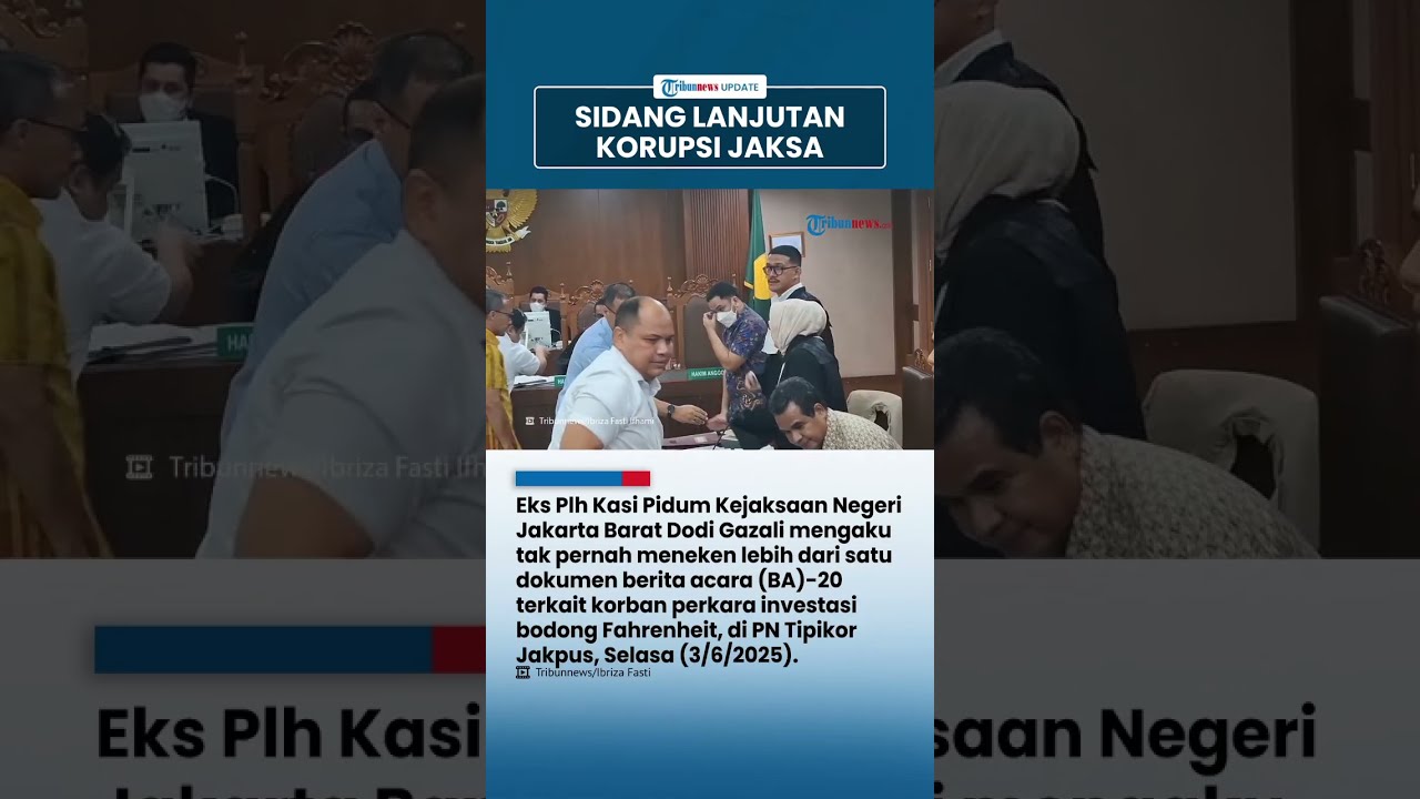 Dodi Gazali Tak Sadar Teken Lebih dari Satu Kali Dokumen BA-20  Kasus Investasi Bodong Fahrenheit