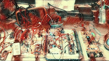 Retro Computing: Clock update plus Program Counter. 8 bit build