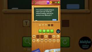 Word Riddles Level 400 || 🎮🎮 word game brain test | word game puzzle walkthrough | Mahfuz FIFA screenshot 1