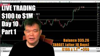 $100 TO $1MIL Live Stream DAY 10 Session 1