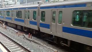 JR東日本E531系0番台水カツK470編成+水カツK420編成383M回送電車田町駅通過