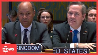 “Hamas Must Face Consequences!” US and UK Back Israel at UN | DWS News | AC1F