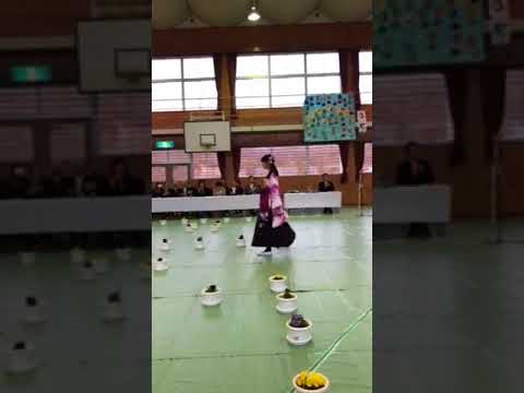 優作さん卒業式、入場シーン