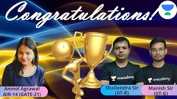 GATE 2021 Toppers Talk | AIR 14 (Chemical Engg.) | Shailendra Sir, Manish Sir