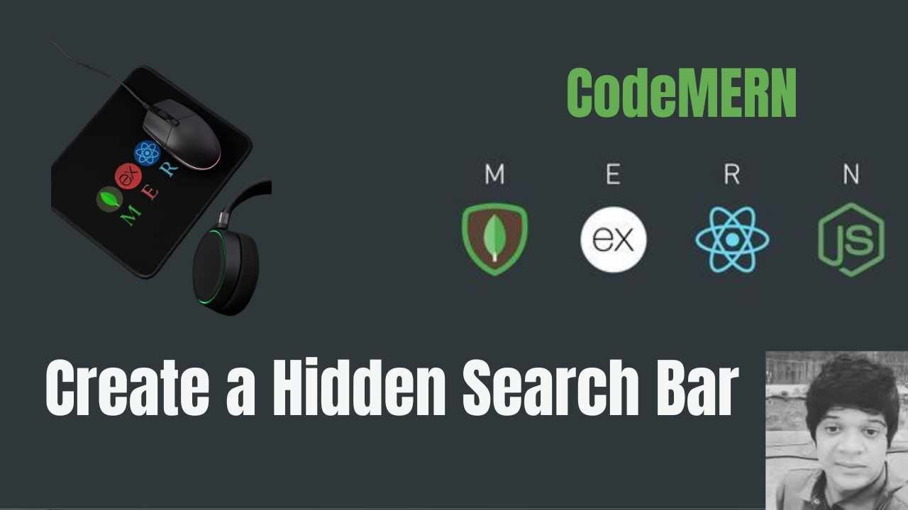 Create a Hidden Search Bar with HTML, CSS & JavaScript | Smooth ...