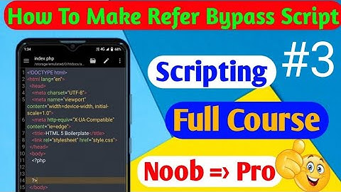 How to make refer bypass script | How to make Refer mod apk | Free Scripting Course | Anonymous Tek