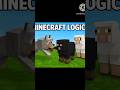 "Minecraft Logic 😂 | Wolf Only Attacks Black Sheep"