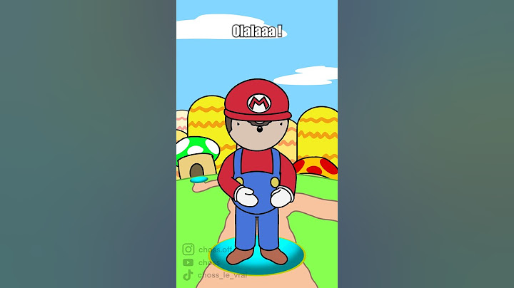 MARIO a un peu la flemme de sauver PEACH