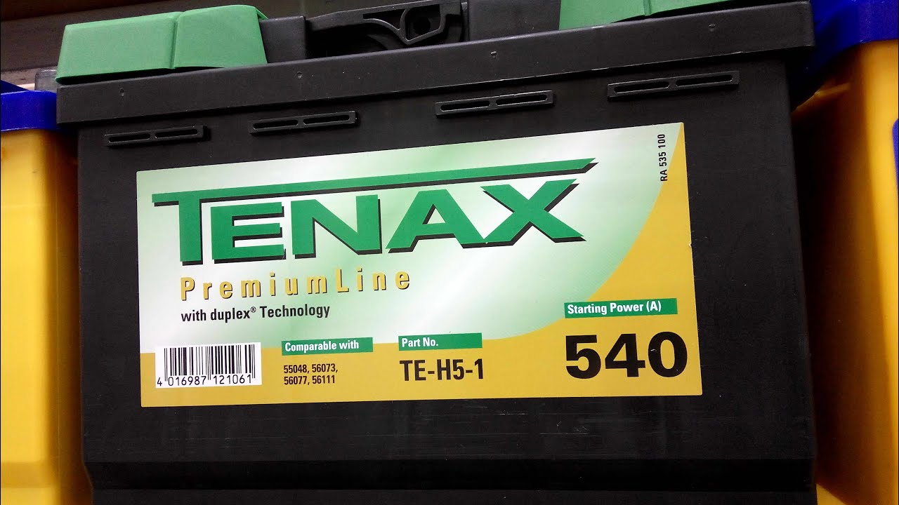 Tenax аккумулятор производитель