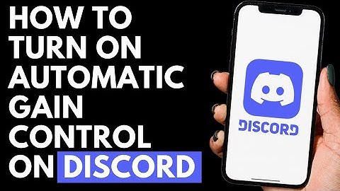 How To Turn On Automatic Gain Control on Discord | Discord Tutorial