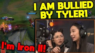 Iron II Girl BULLIED By Tyler1