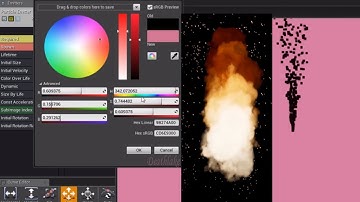 Unreal engine 4.21  Cascade particle test 1 simulation animation