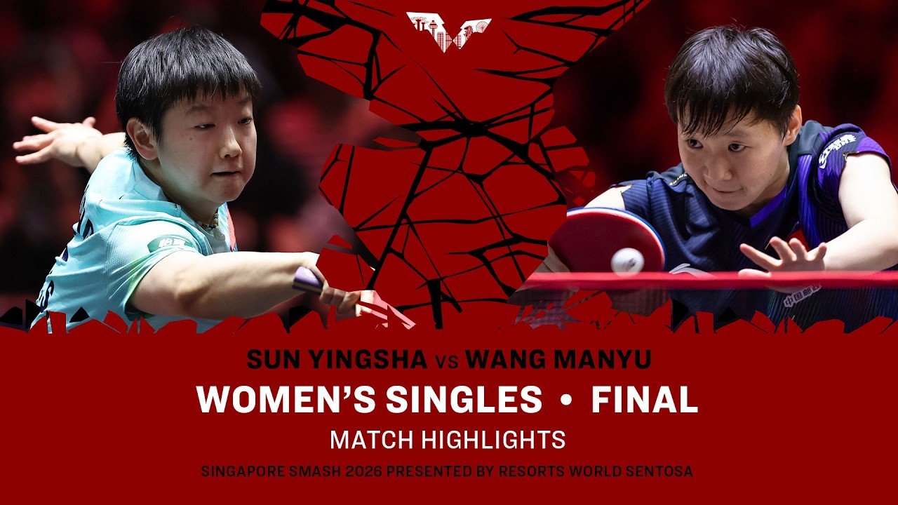 Sun Yingsha vs Wang Manyu | WS Final | #WTTSingapore2026
