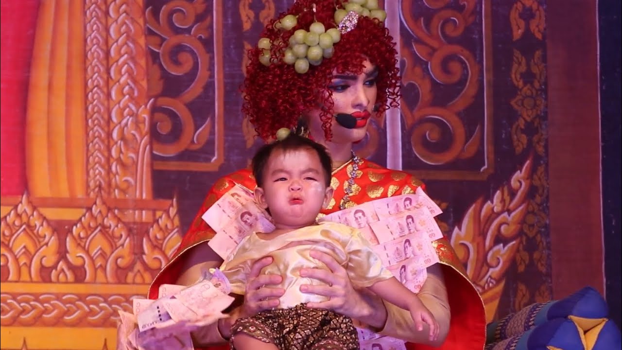 บีเอ็มรับบทเป็นลูกพระปิ่นครับ รอบนี้มีน้ำตาอีกแล้ว อากาศก็ร้อนบทนี้ก็โชว์ตัวนานไปหน่อย : แก้วหน้าม้า