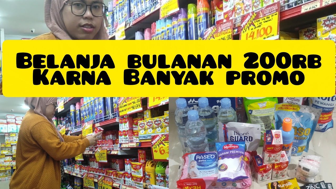 SUPER PROMO - HEMAT BELANJA BULANAN TOTAL CUMA 200RB