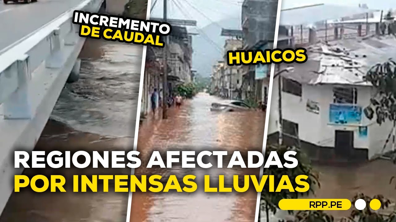 Intensas lluvias en Perú: regiones afectadas por huaicos #ROTATIVARPP | DESPACHO