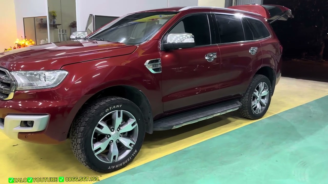 Cực đẹp ford Everest 2017 máy dầu bản titanium . Mạnh mẽ chắc chắn an toàn