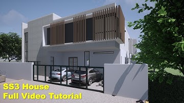 SS3 House | Full Video Tutorial | Revit Architecture | Twinmotion