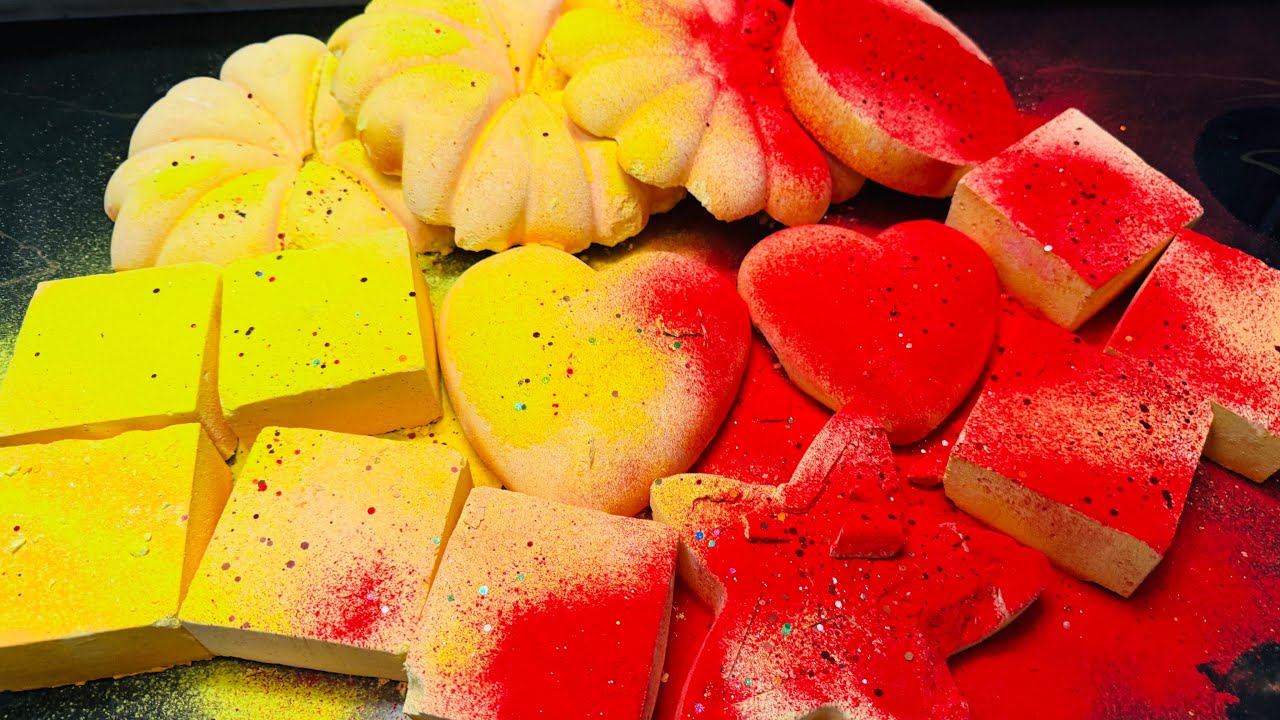 HB | Yellow Dyed Chalk ASMR Reform | Oddly Satisfying ASMR 