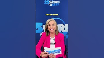 This ones for the Rhode Islanders! 🙌 #25wordsorless #gameshow #meredithvieira