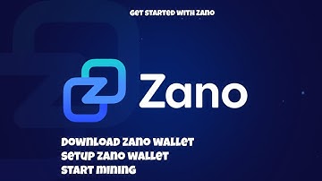 How to setup Zano wallet and start mining