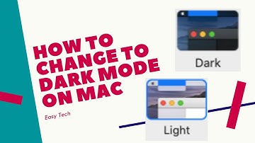 How to Switch to Dark Mode on Mac-Catalina