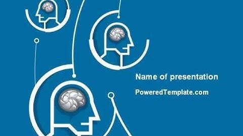 Brain Storm PowerPoint Template by PoweredTemplate.com