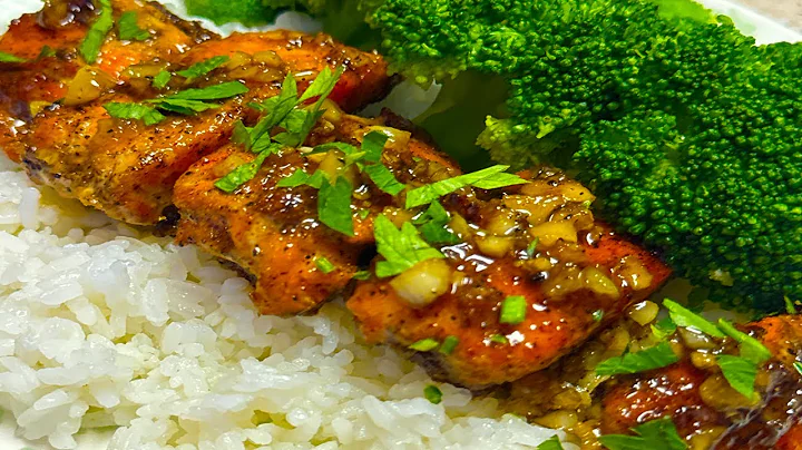 HONEY GARLIC SALMON BITES  | One-Pan Dinner Idea for Busy Week!