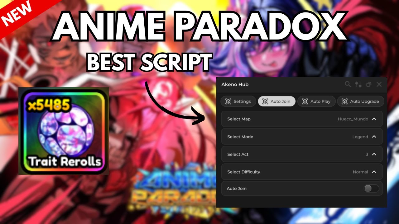 *NEW* Anime Paradox Script Pastebin (2026) - Auto Join, Auto Place, Auto Upgrade, Auto Replay & More