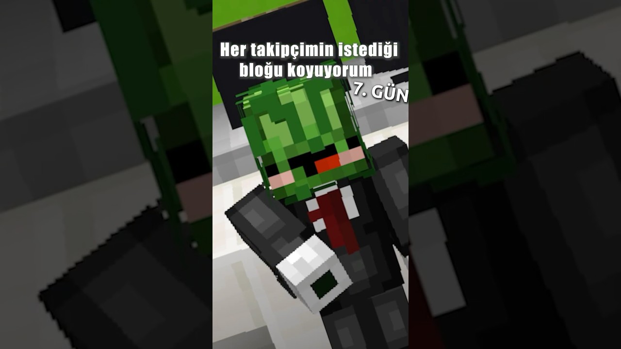 Her takipçimin istediği bloğu koyuyorum 7.GÜN  