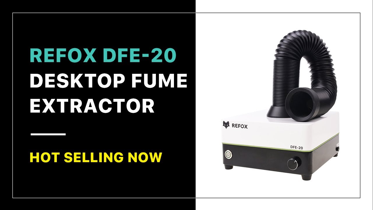 REFOX DFE20 Desktop Fume Extractor Hot Selling Now YouTube