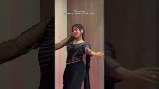 Uyi Amma 🔥 Black Saree Dance Performance | Bold Expression Dance | Viral Shorts