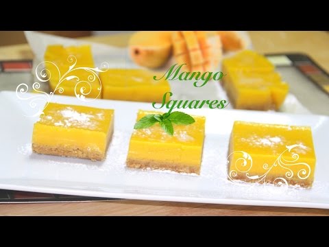 Mango Bars or Squares Video Recipe by Bhavnas
