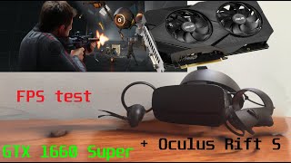 GTX 1660 super in Boneworks | Oculus Rift S Virtual Reality FPS test