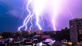 Стихия в Благовещенске ,город остался без электричества . Стихия в Благовещенске ,город остался без электричества .