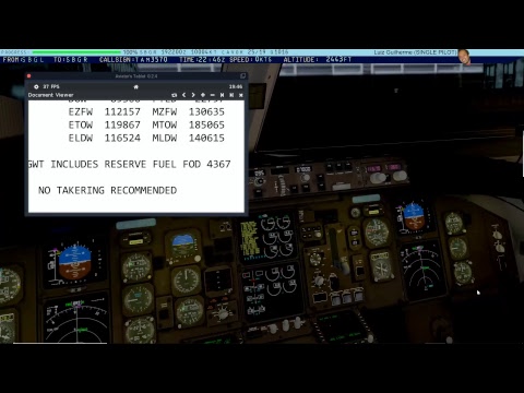 AS FCOM SAYS - 767-300ERW Flight Factor - (SINGLE PILOT) - GIG GRU camera iphone 8 plus apk