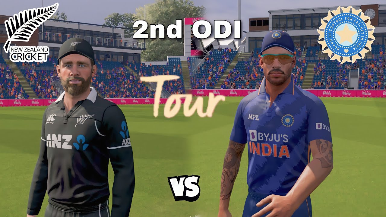 🔴 Live : 2nd ODI | New Zealand vs India | Nz vs Ind ODI Match | Cricket ...