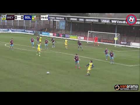 Weymouth Solihull Goals And Highlights
