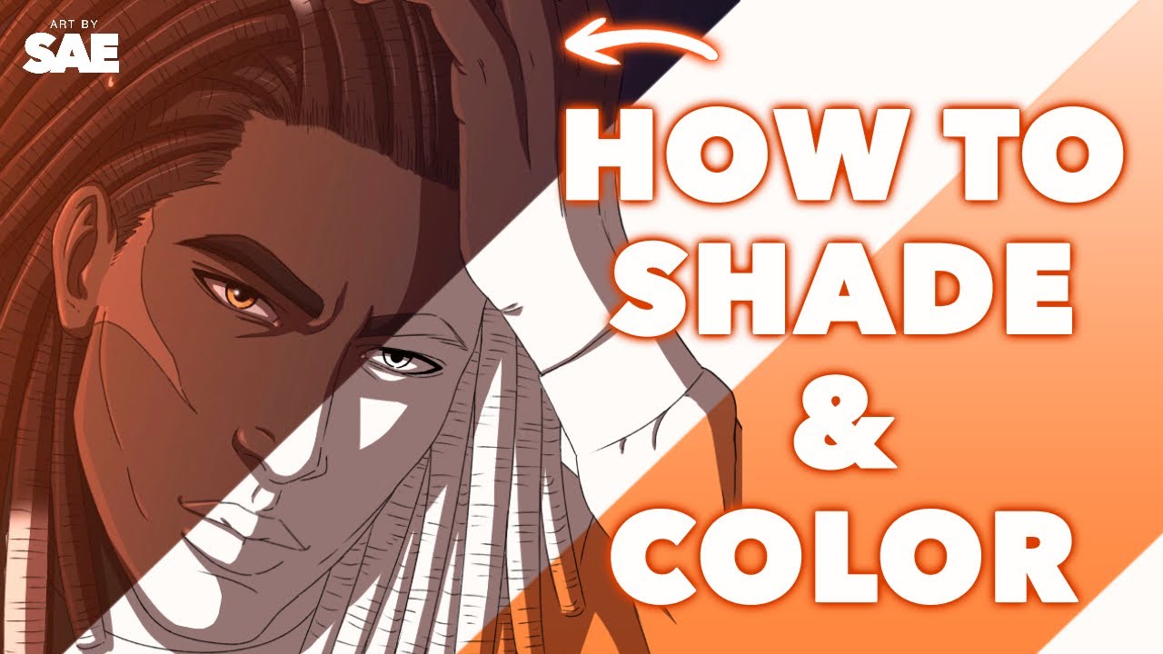 How to Cell Shade and Color in Anime Style | Digital Art for Beginners -  YouTube
