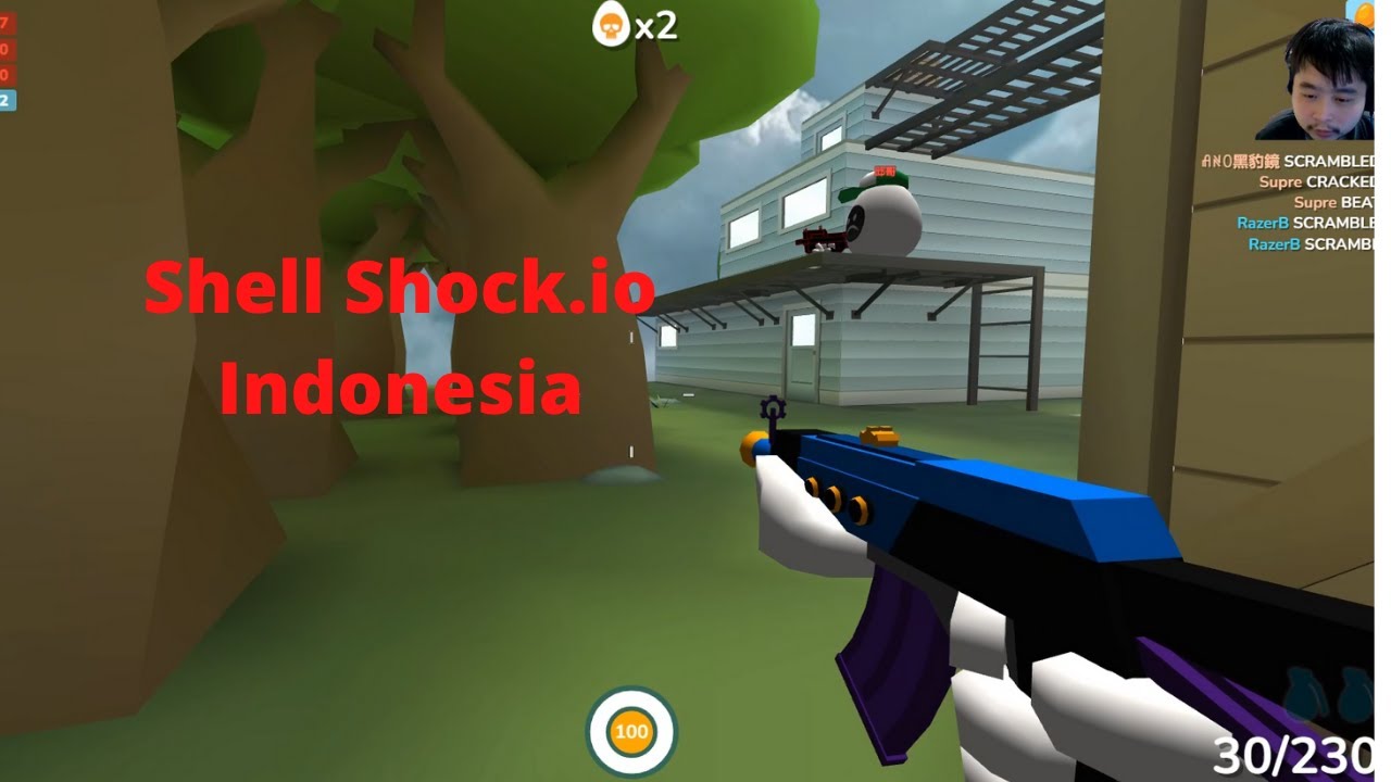 Gila di keroyok telur musuh - Shell Shock.io Indonesia