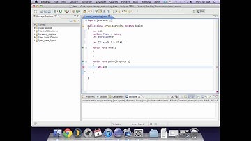 Applet - Searching an Array