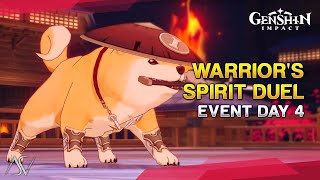 Warrior s Spirit Duel Day 4 - Taroumaru Pro Difficulty Genshin Impact