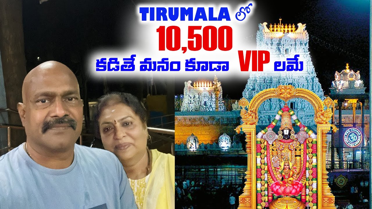 TIRUMALA లో  10,500 కడితే మనం కూడా VIP లమే | #tirumala #balaji #god #temple